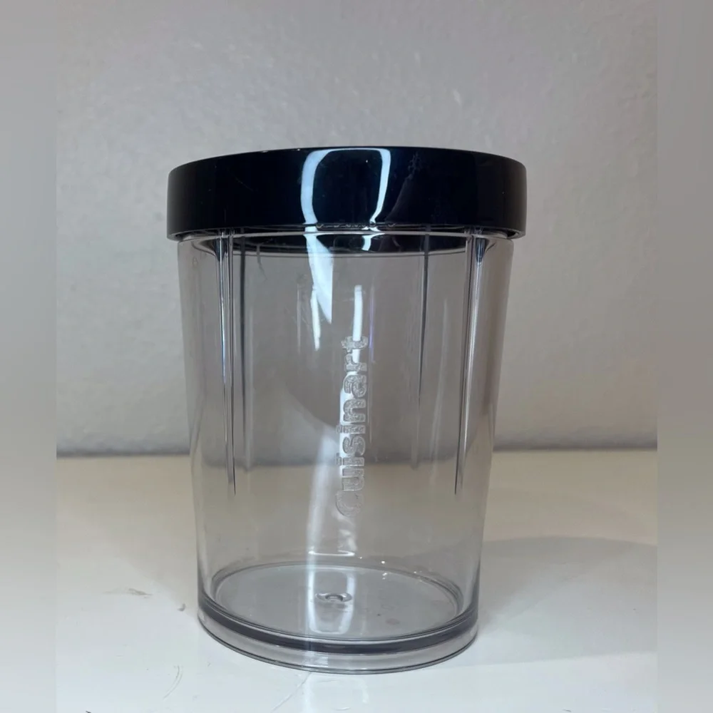 Cuisinart Compact Portable Blending Clear‎ Plastic Container with Black Lid
